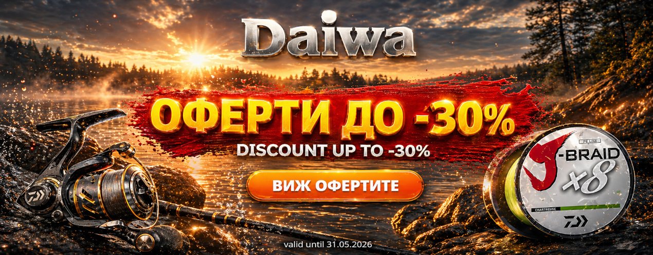 UP TO -30% DAIWA