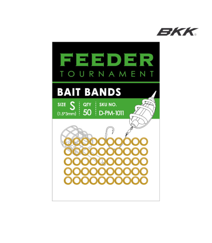 Ластик за стръв BKK FEEDER BAIT BANDS