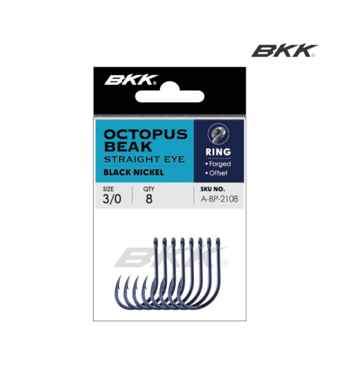Единични куки BKK OCTOPUS BEAK STRAIGHT EYE