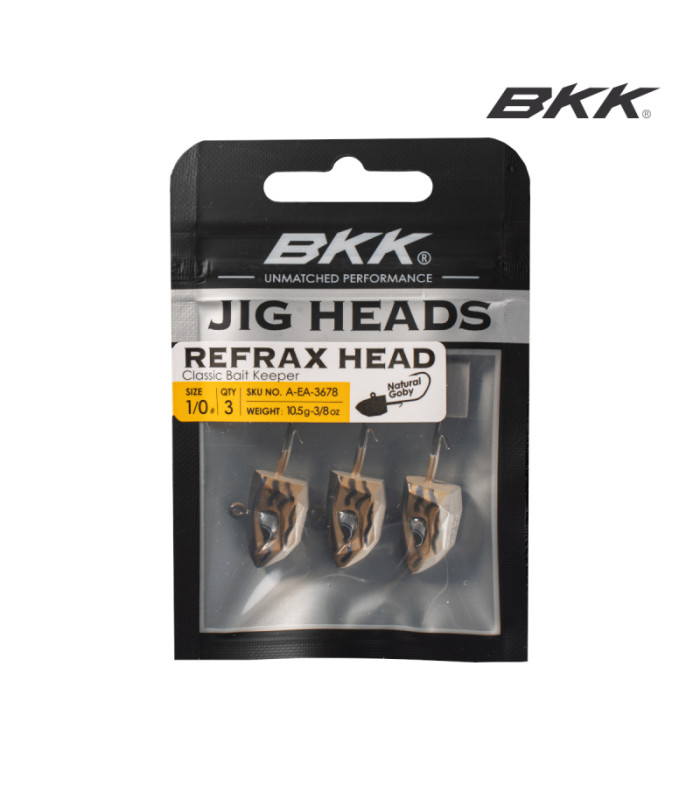 Джиг глави BKK REFRAX JIG - NATURAL GOBY
