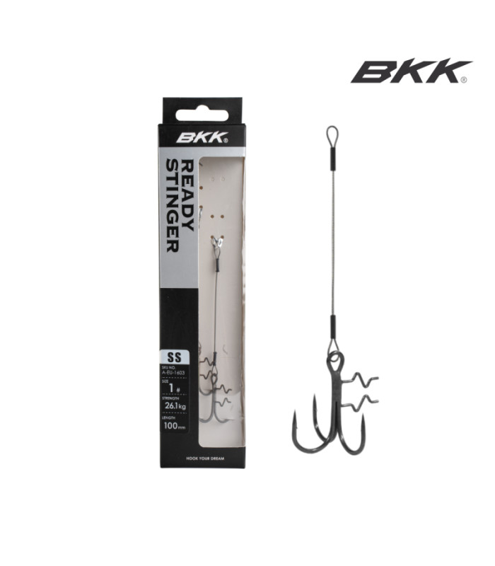 Тройни куки с метален повод BKK ASSIST SPEAR STINGER HD 7x7 WIRE SS - PIKE