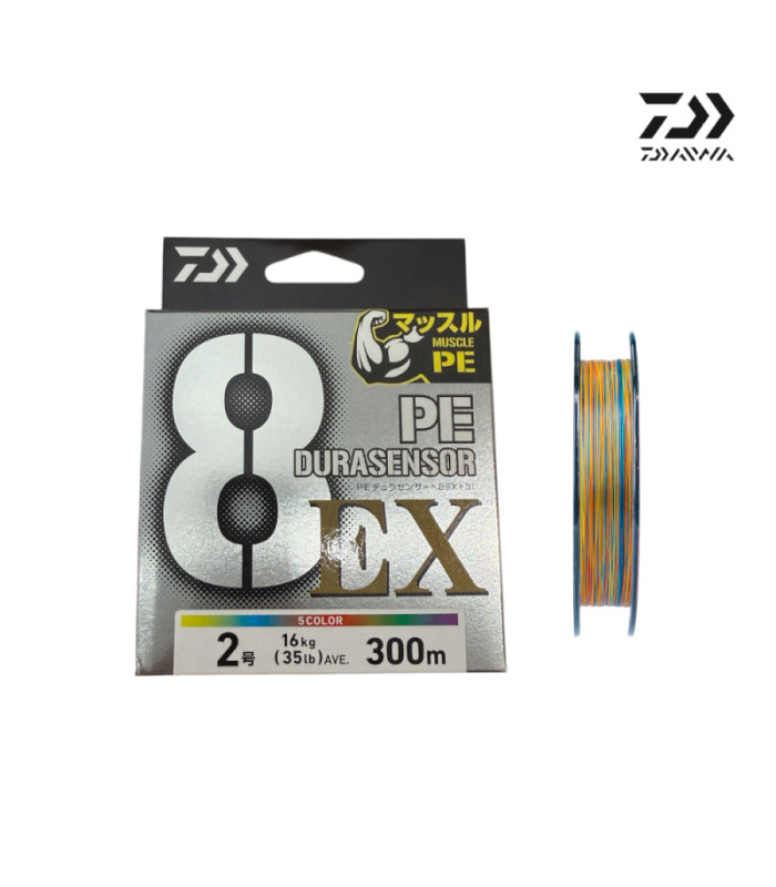 Плетено влакно DAIWA UVF PE DURASENSOR X8EX+SI3 300m 5C