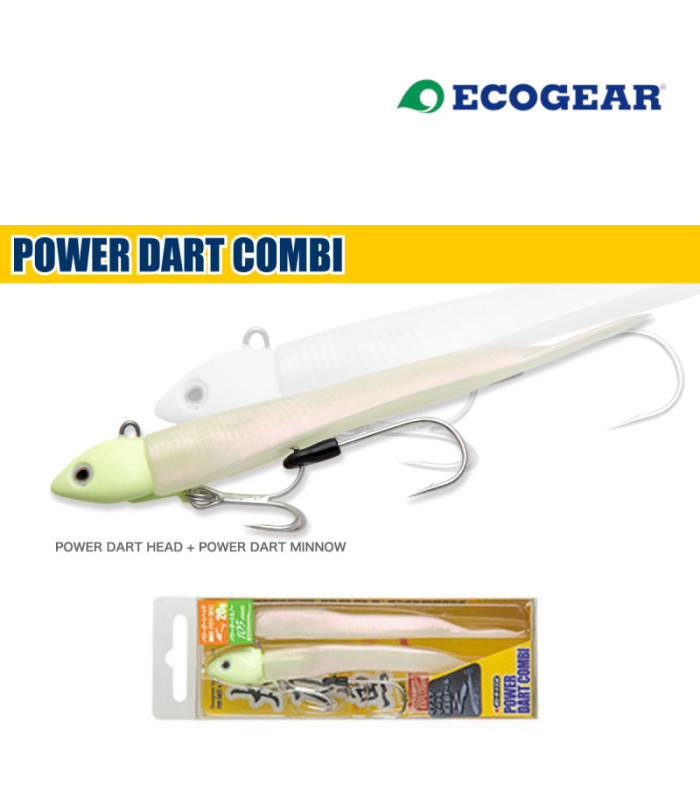 Силикон ECOGEAR POWER DART COMBI - GLOW