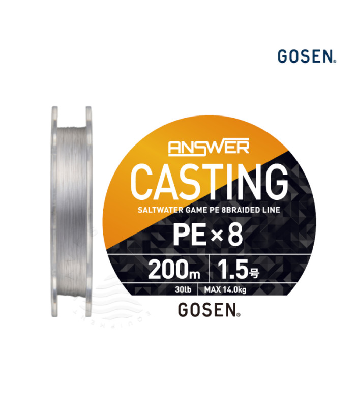 GOSEN ANSWER CASTING PE×8 200m