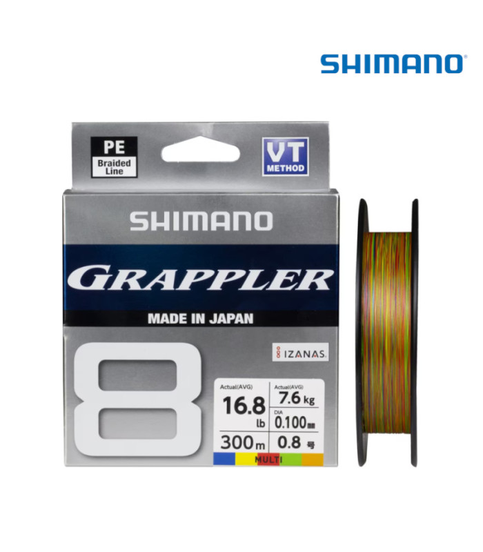 Плетено влакно SHIMANO GRAPPLER 8 300m Multicolor