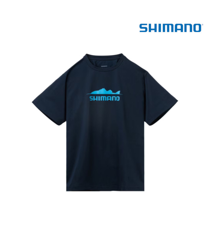 SHIMANO T-SHIRT SH-023Z BLUE FISH