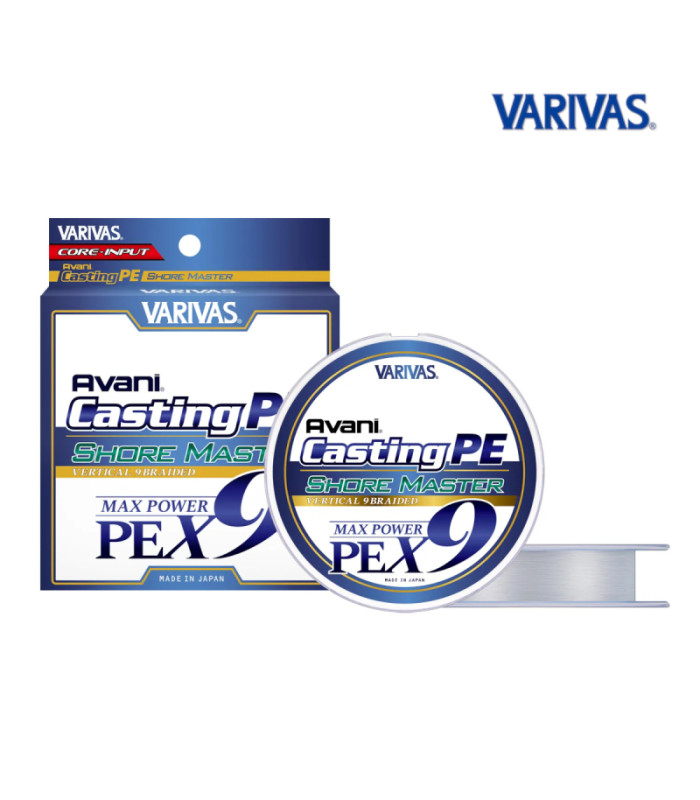Плетено влакно VARIVAS AVANI CASTING PE MAX POWER X9 SHORE MASTER 200m