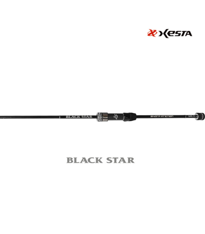 Въдица XESTA BLACK STAR S69L-S SHARP FRICTION 2,05m 0.6-10g