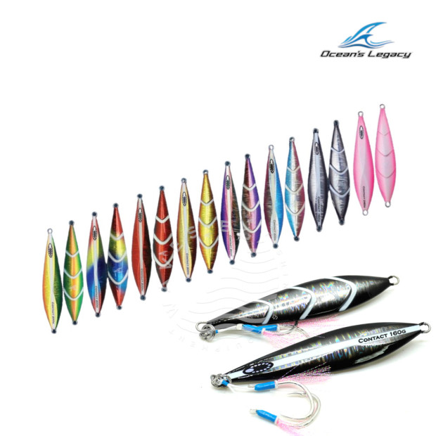 OCEAN'S LEGACY HYBRID CONTACT JIG 120G RIGGED