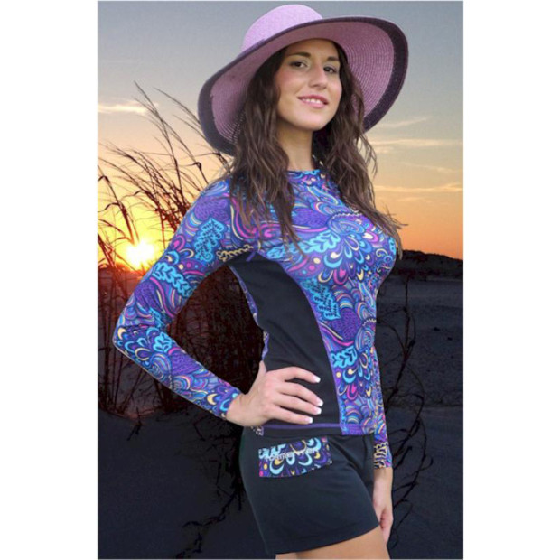 Дамска блуза с UV защита TORMENTER SPF50 LADIES SHIRT PRINT REEF