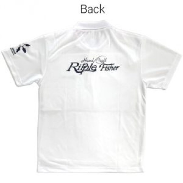 RIPPLE FIHSER POLO SHIRT - WHITE