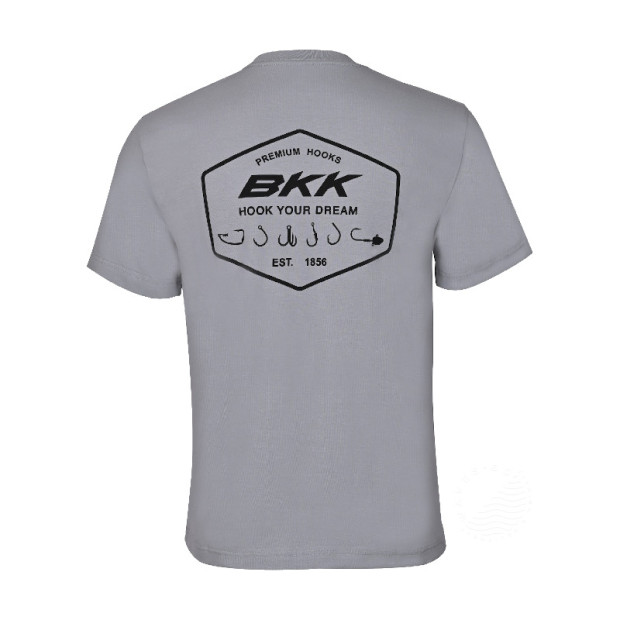 Тениска BKK HOOKS SHORT SLEEVE T-SHIRT LEGACY - GREY