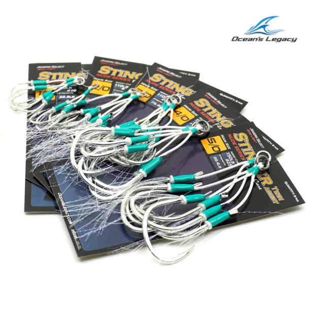 Асист куки OL STINGER TWIN ASSIST - NUDE EVEN TIE GLOW