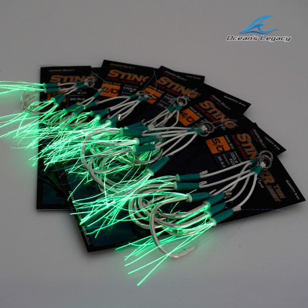 Асист куки OL STINGER TWIN ASSIST - NUDE EVEN TIE GLOW