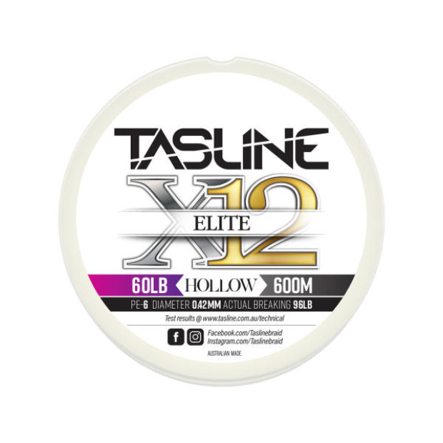 TASLINE ELITE WHITE HOLLOW 600m