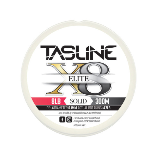 Плетено влакно TASLINE ELITE WHITE SOLID 300m