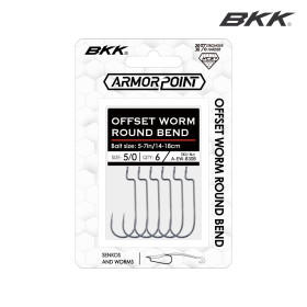 Офсетни куки BKK ARMORPOINT OFFSET WORM ROUND BEND