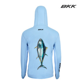BKK HOODED LONG SLEEVE PERFORMANCE SHIRT BRAND VALUES TUNA