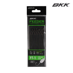 Вързани фидер куки BKK HOOKS FT-1 BAYONET RIGS - BRAID
