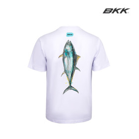 BKK SHORT SLEEVE CASUAL SHIRT BRAND VALUES TUNA - WHITE