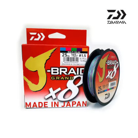 DAIWA J-BRAID GRAND X8 MULTICOLOR 150m