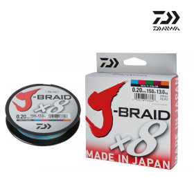 DAIWA J-BRAID X8 MULTICOLOR 300m