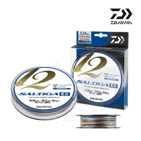 Плетено влакно DAIWA SALTIGA 12 BRAID UVF+SI - MULTICOLOR - 300m