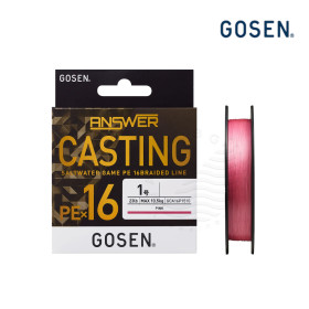 Плетено влакно GOSEN ANSWER CASTING PE×16 200m PINK