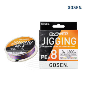 GOSEN ANSWER JIGGING PEx8 300m - MULTI COLOR