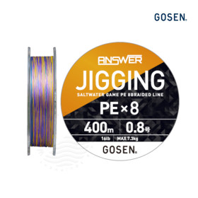 GOSEN ANSWER JIGGING PEx8 400m - MULTI COLOR