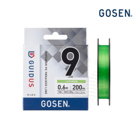 Плетено влакно GOSEN GUIDUS PE×9 200m LIGHT GREEN