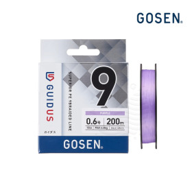 Плетено влакно GOSEN GUIDUS PE×9 200m PURPLE