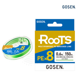 GOSEN ROOTS  PE×8 150m - LIME GREEN