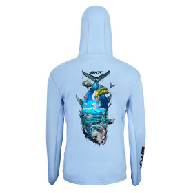 BKK HOODED LONG SLEEVE PERFORMANCE SHIRT BRAND VALUES GT