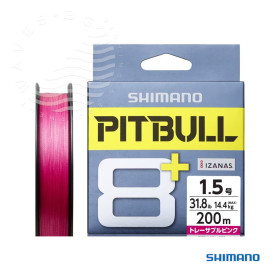 Плетено влакно SHIMANO BRAID LINE PITBULL 8+ TRACEABLE PINK 200M