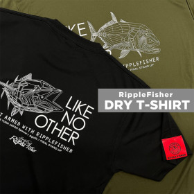 RIPPLE FIHSER DRY T-SHIRT - KHAKI GT
