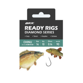 Вързани куки BKK HOOKS READY RIG DIAMOND - CHINU BN