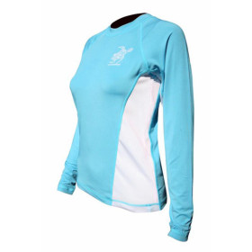 Дамска UV блуза TORMENTER SPF50 LADIES SHIRT TURTLE AQUA