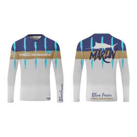 Блуза с UV защита HS DESIGN PERFORMANCE SHIRT MARLIN