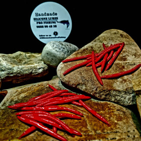 HANDMADE SILICONE LURES PRO FISHING - WORM 50mm