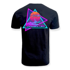 TORMENTER T-SHIRT BLACK-VAPOR WAVE