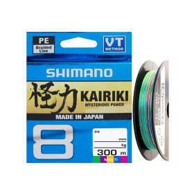 Плетено влакно SHIMANO LINE KAIRIKI 8 MULTI COLOR - 300m