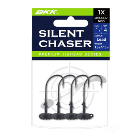 Джиг глава BKK HOOKS SILENT CHASER-DRAGGIN NED BLACK