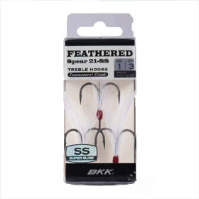 BKK HOOKS FEATHERED SPEAR 21-SS - WHITE