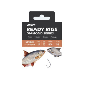 Вързани куки BKK HOOKS READY RIG DIAMOND KEIRYU BN