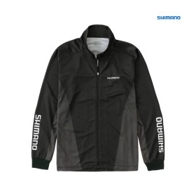 Блуза с цип SHIMANO LONG SLEEVE TOP - BLACK