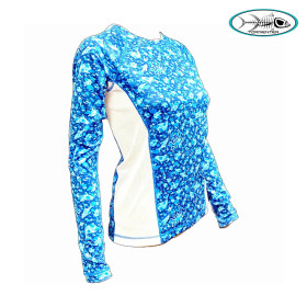 Дамкса УВ блуза TORMENTER SPF LADIES PRINT SEALIFE AQUA